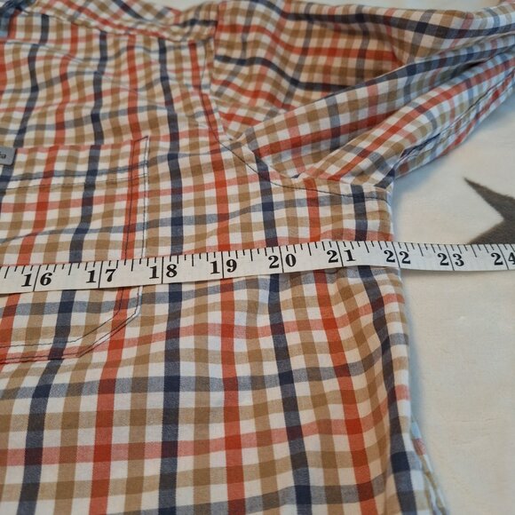 Men’s Columbia Long Sleeve Colorful Plaid Button-Down‎ Shirt Logo Pocket Size M - Picture 6 of 11